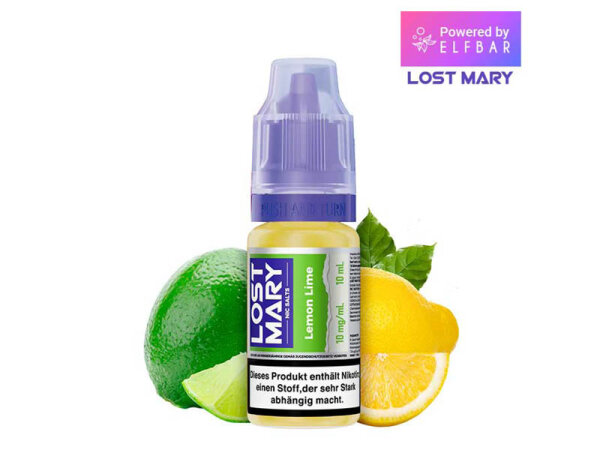 ELFBAR Lost Mary (Nic Salts) - Lemon Lime (Zitronenlimette) - Liquid - 10 mg/ml - 10 ml