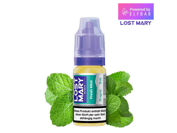 ELFBAR Lost Mary (Nic Salts) - Fresh Mint (Frische Minze) - Liquid - 20 mg/ml - 10 ml