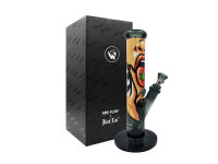 Glasbong Black Leaf "420 Girl", H&ouml;he 30cm; &Oslash; 5,0cm; Schliff 18,8mm