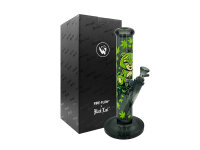 Glasbong Black Leaf "Stoned Teddy", H&ouml;he 30cm; &Oslash; 5,0cm; Schliff 18,8mm