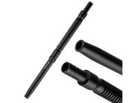 Shisha "Hero 2"; schwarz; mit Steinkopf; ca. 52 cm; 4 Anschl&uuml;sse