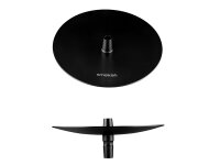 Shisha "Hero 2"; schwarz; mit Steinkopf; ca. 52 cm; 4 Anschl&uuml;sse