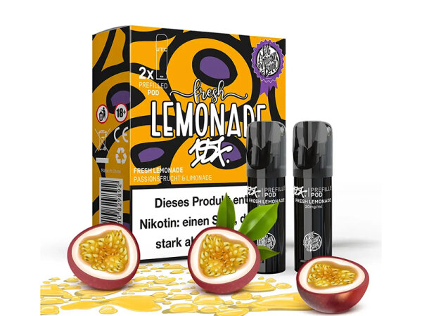 187 Strassenbande - Pod (2er Set) - Fresh Lemonade (Passionsfrucht) - 20mg - ca. 600 Z&uuml;ge