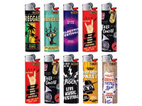 BIC Maxi J26 Reibrad Feuerzeuge "Music Style",...