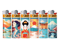 BIC Maxi J26 "Dreamy Japan" Reibrad Feuerzeuge,...