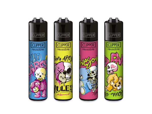 Clipper Large BEAR SKULLS, 48er Display