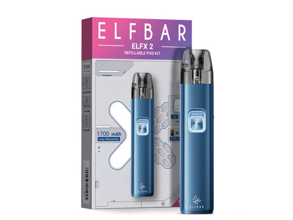 ELFBAR ELFX 2 - Refillable Kit "Ocean-Blue"
