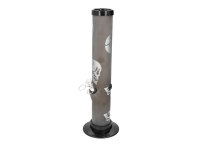 Acrylbong "Boss" anthrazit/Totenkopf silberfb.,...