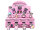 Hippopotamus Squishy, 5cm, 12er Display