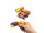 Squeeze Butter "Regenbogen"; 13cm, 12er Display