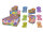 Stretchy Glitzer "Hochlandrind; 5x7x5 cm ; 6-fach sort.; 12er Display