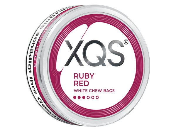 XQS - Ruby Red 3 "Erdbeere" - 20 Pouches