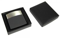 Zigarettenetui "Anthrazit-Chrom gebürstet"  inkl. Geschenkbox, für 10 Zig.